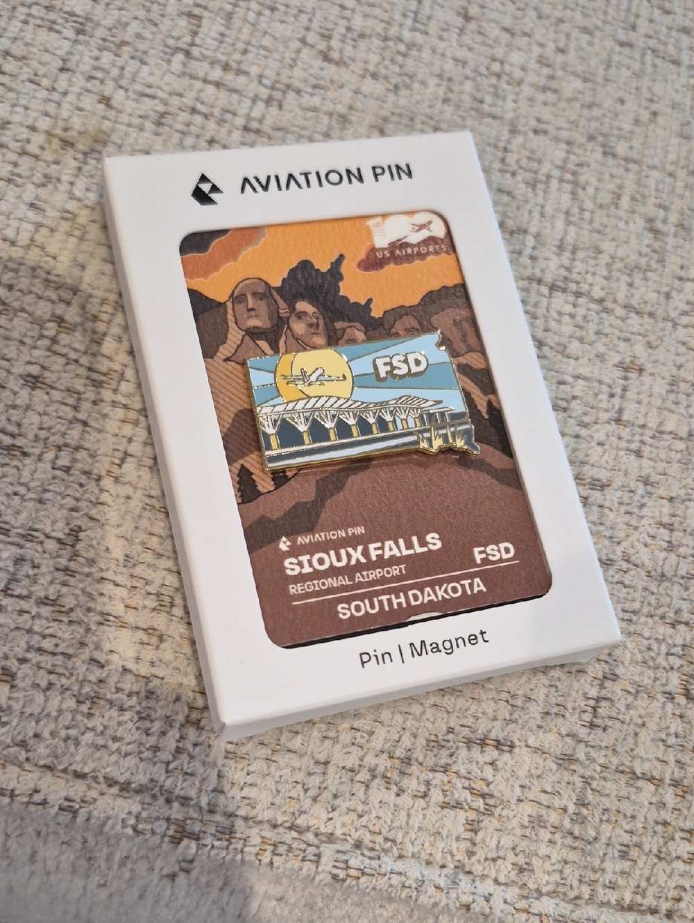 FSD Airport Pin – Sioux Falls Regional Airport, South Dakota